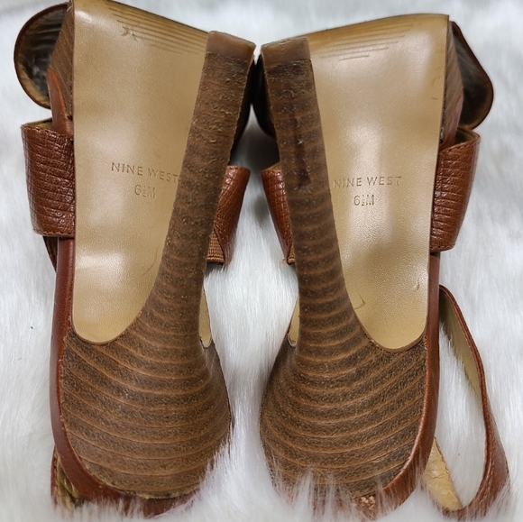 Nine West Platform Stiletto Shoes Sandals - Picture 14 of 16